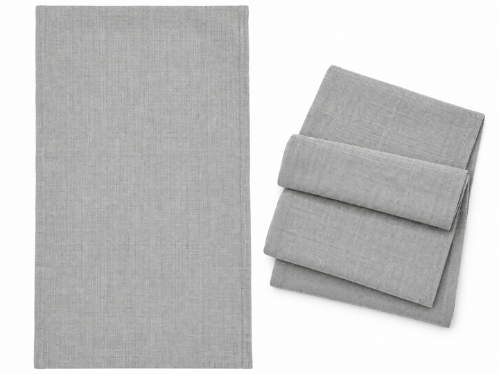 Lot 111 - Gray Textured Woven Table Runner