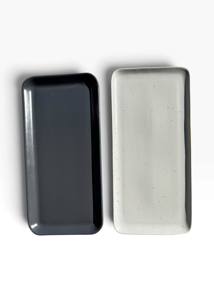 Lot 39 – Rectangular Stoneware Serving Platters, Set of 2