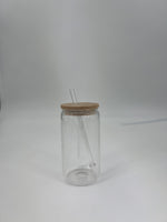 Sublimation Glass Beer Can 16 oz
