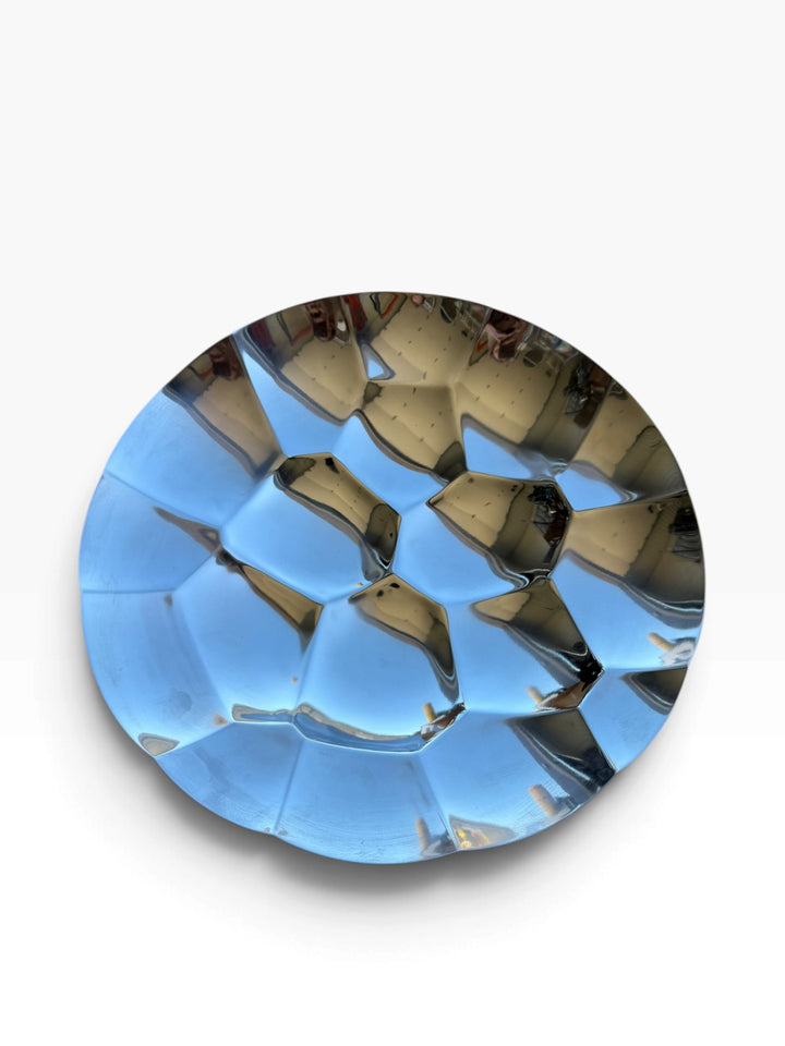 Lot 61 – IKEA Stainless Steel Faceted Serving Bowl, approx. 15 in