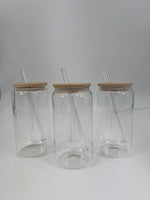 Sublimation Glass Beer Can 16 oz