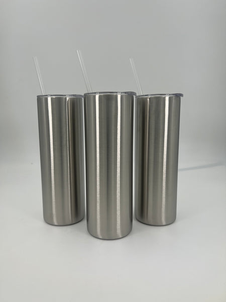 Stainless Steel Tumbler 30 oz Skinny (Set of 6)