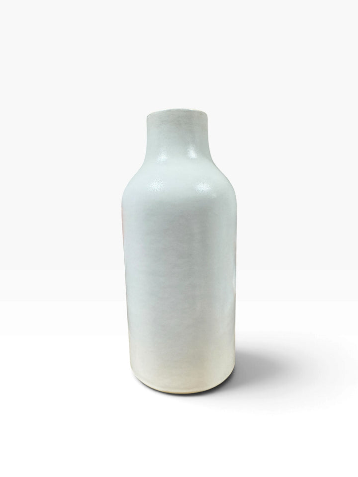 Lot 7 – West Elm Matte White Ceramic Bottle Vase