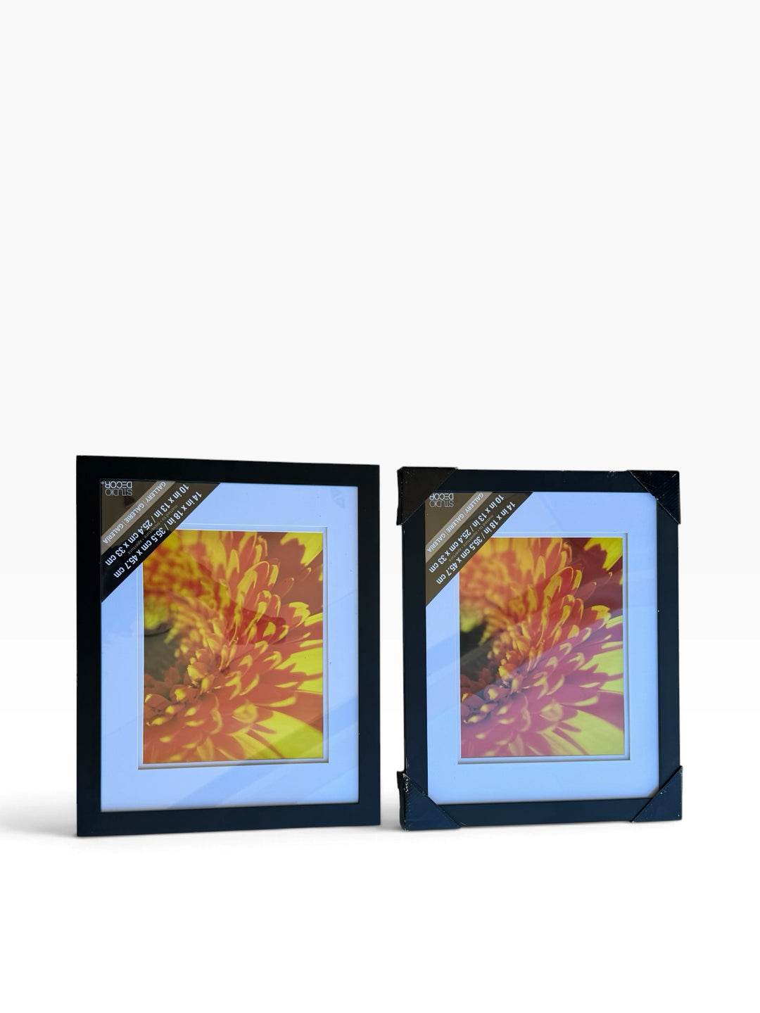 Lot 57 – Black Matted Picture Frames 11x14, Set of 2 - New
