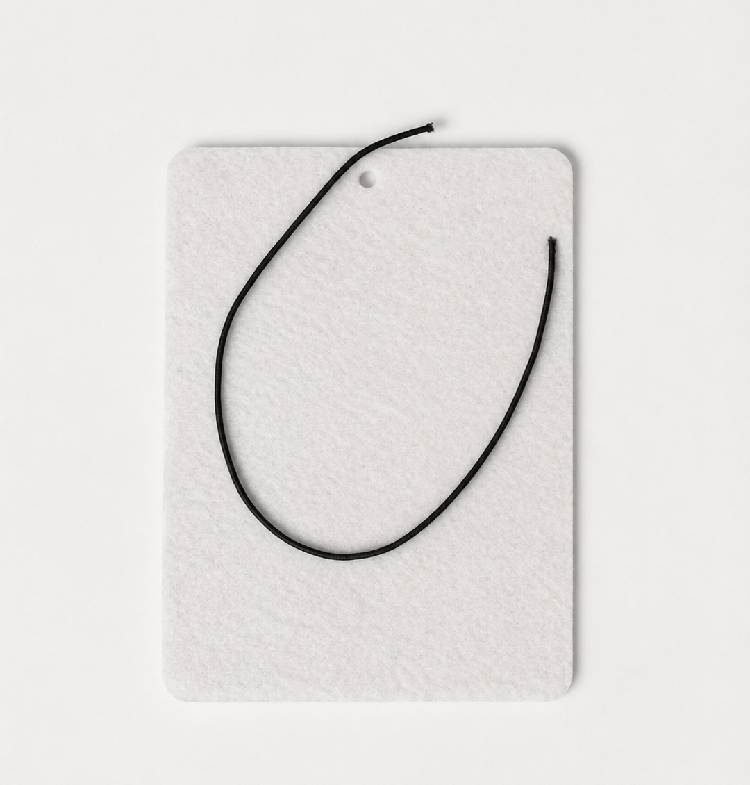 Sublimation Air Freshener Blank with Elastic Cord
