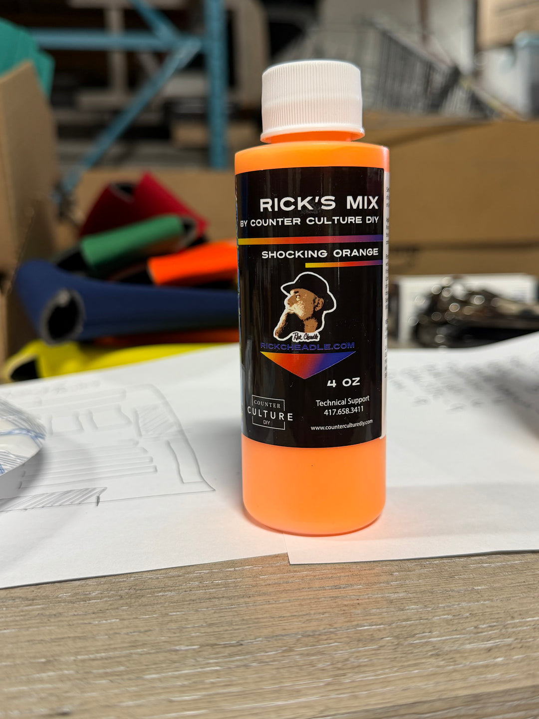 Rick's Mix 4oz Paint Pour Paint ONLINE TENT SALE