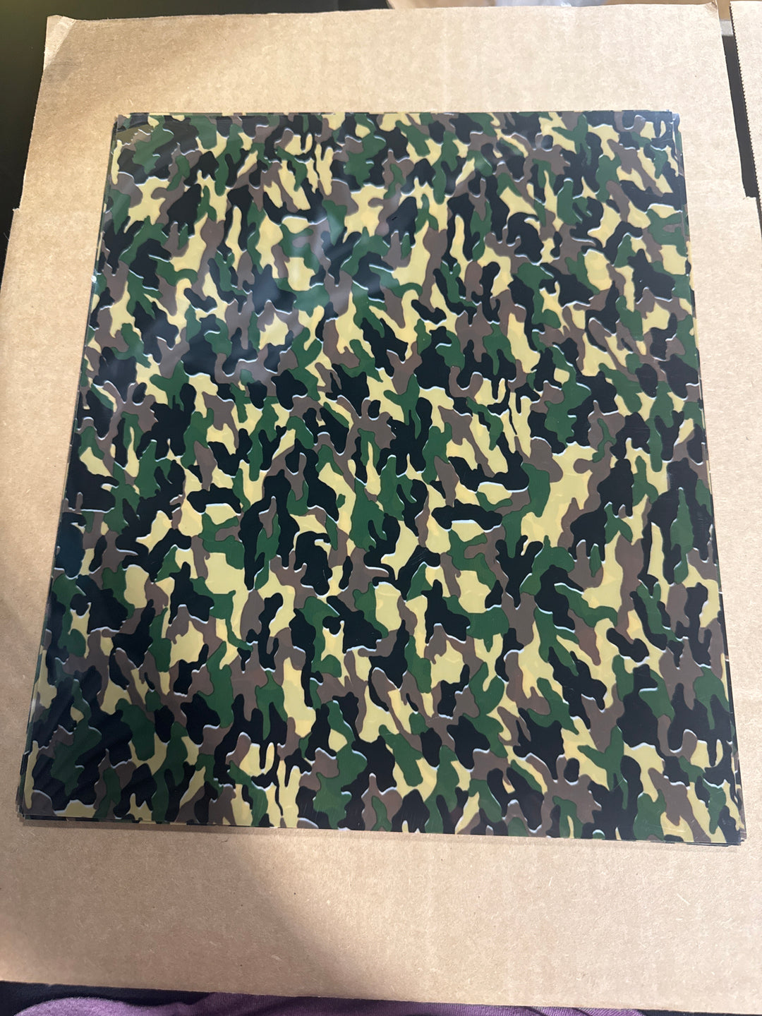 Camo adhesive vinyl 12”x10” online tent sale