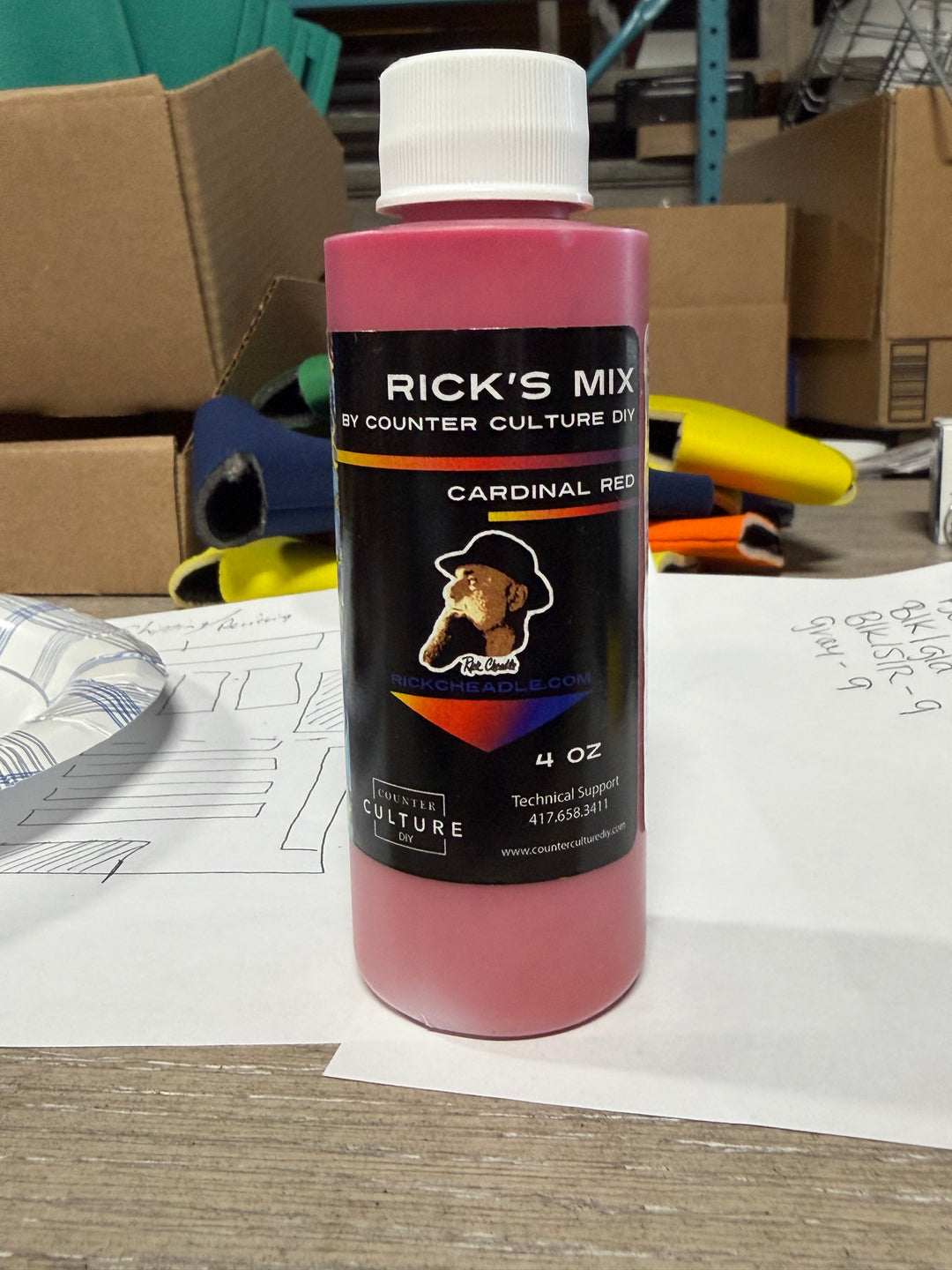 Rick's Mix 4oz Paint Pour Paint ONLINE TENT SALE