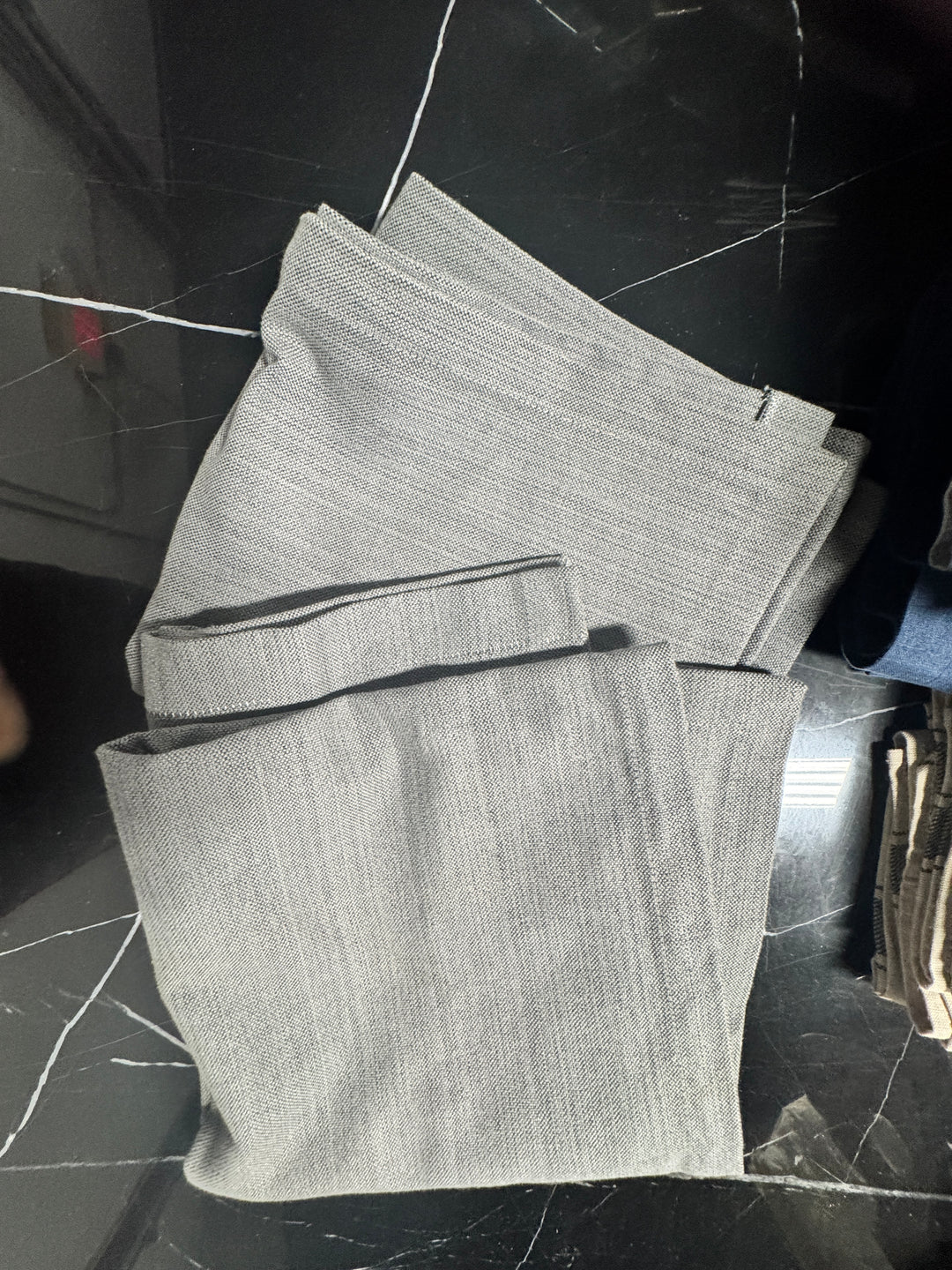 Lot 111 - Gray Textured Woven Table Runner
