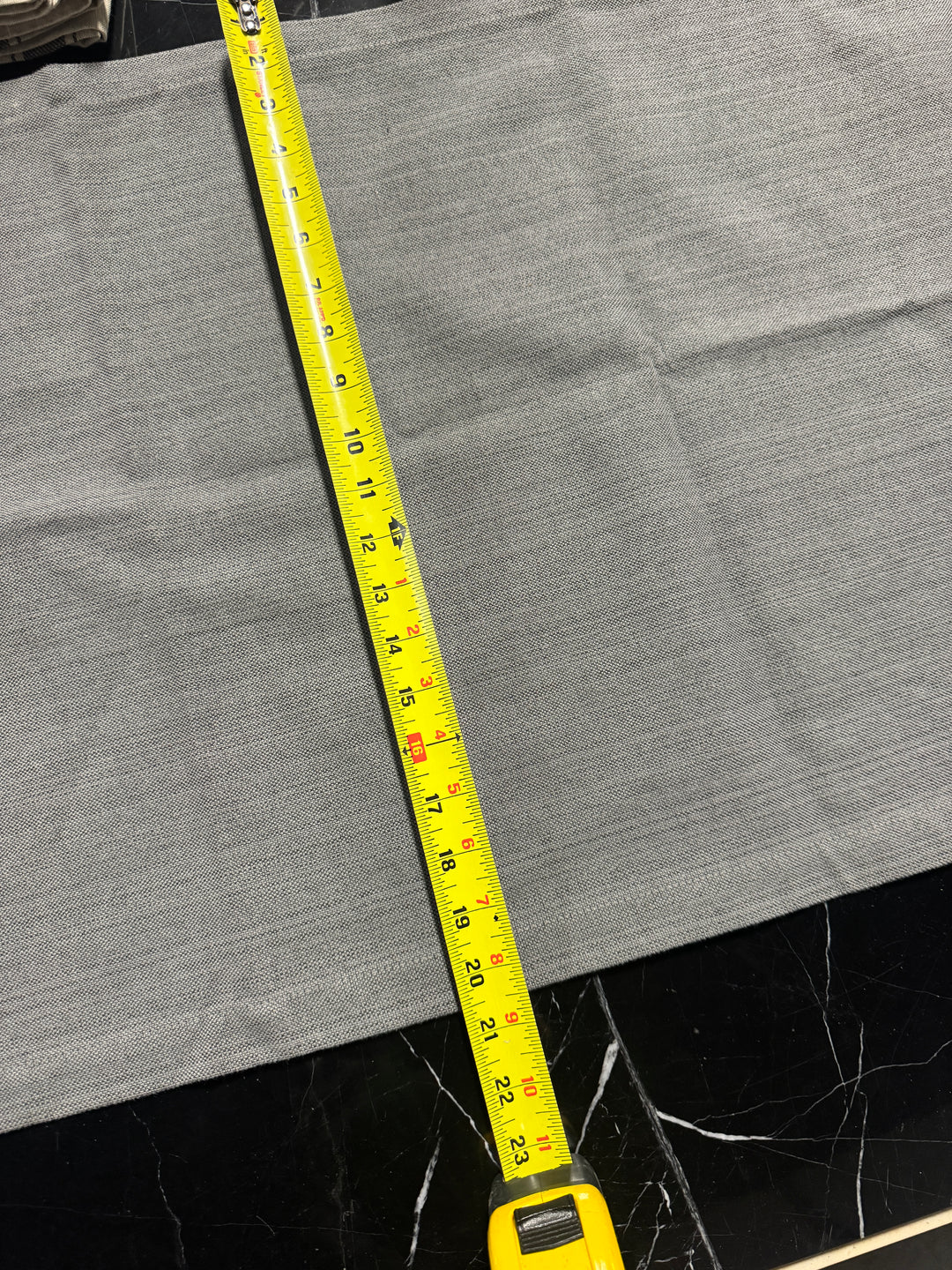 Lot 111 - Gray Textured Woven Table Runner