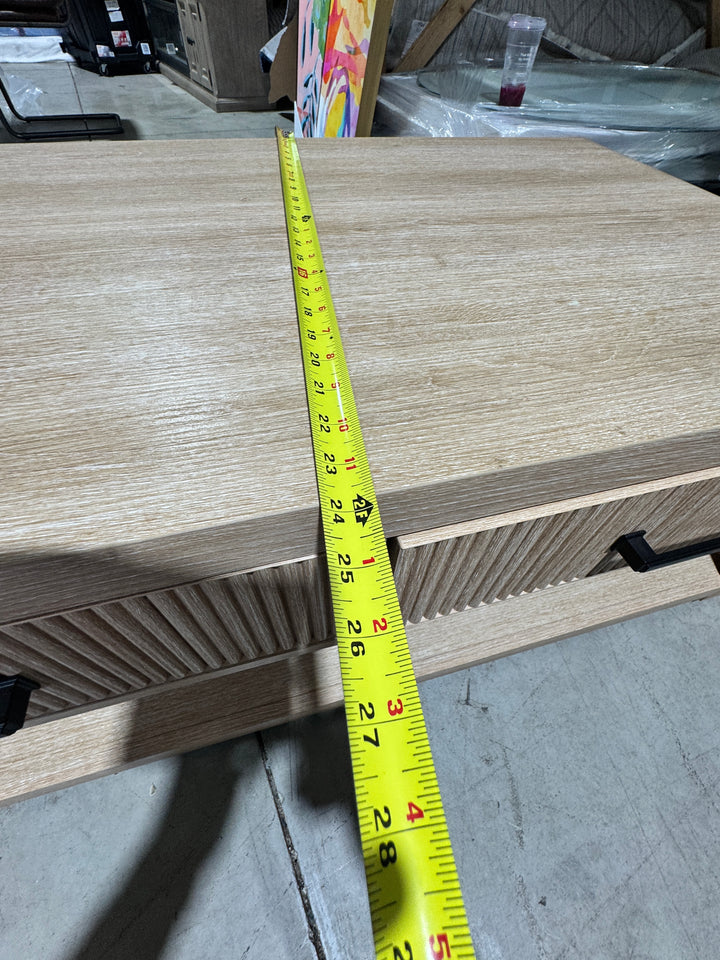 Modern Light Oak Coffee Table
