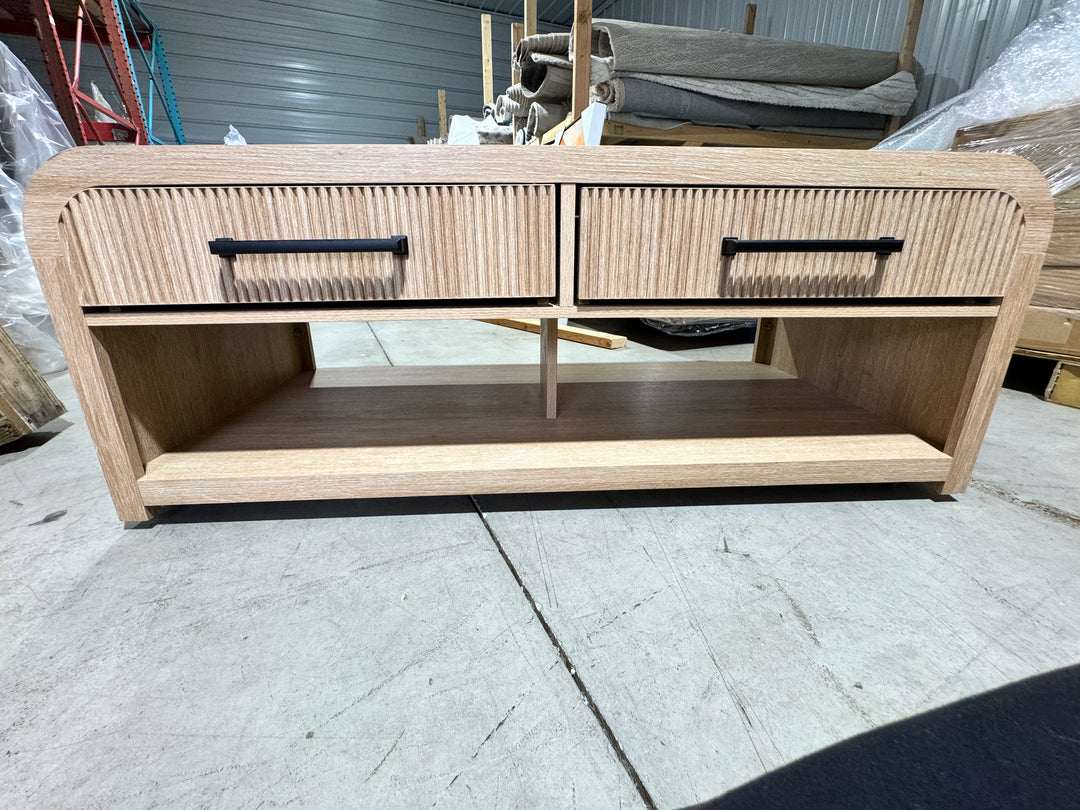 Modern Light Oak Coffee Table