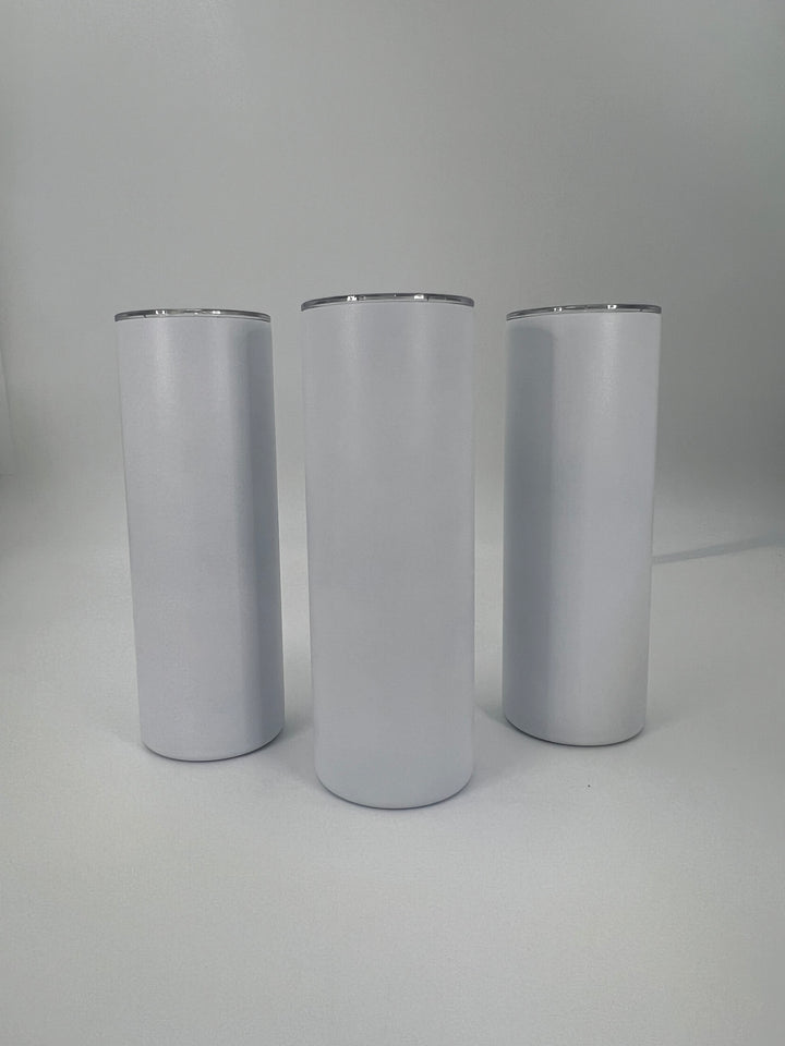 Sublimation Tumbler 20 oz Skinny Glow In The Dark