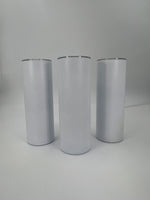 Sublimation Tumbler 20 oz Skinny Glow In The Dark