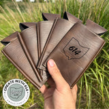 Slim Beverage Holder Laserable Leatherette