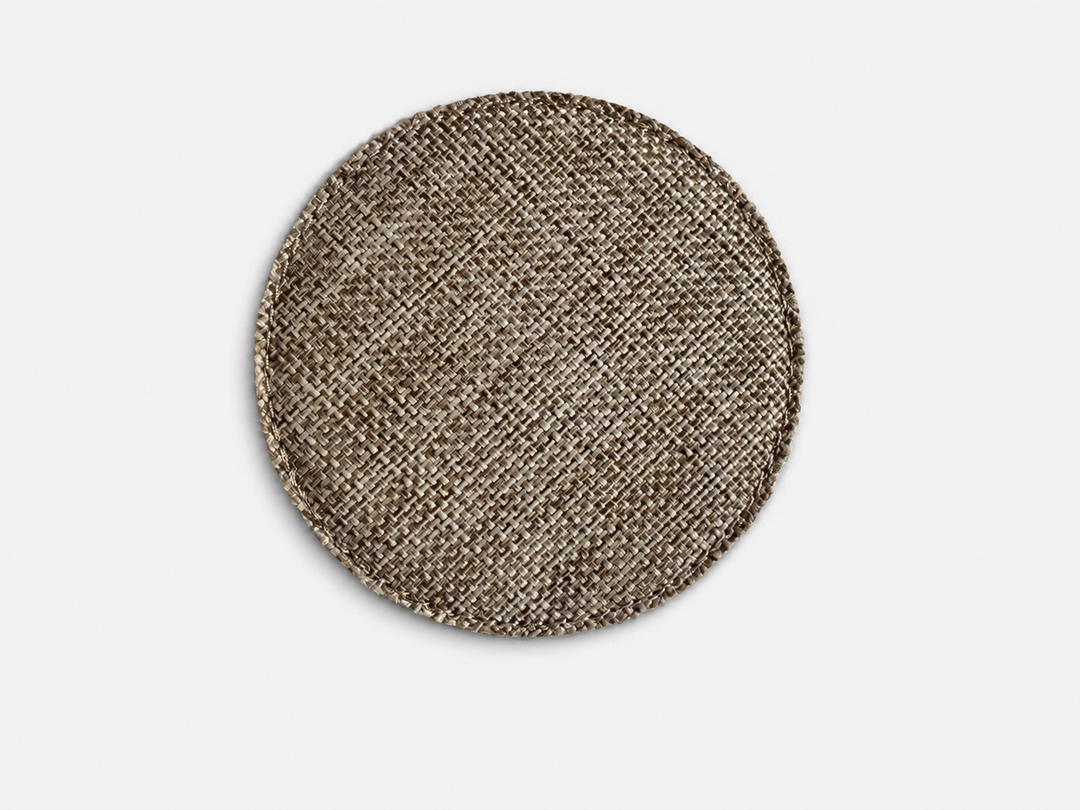 Burlap Coaster Blank — Round