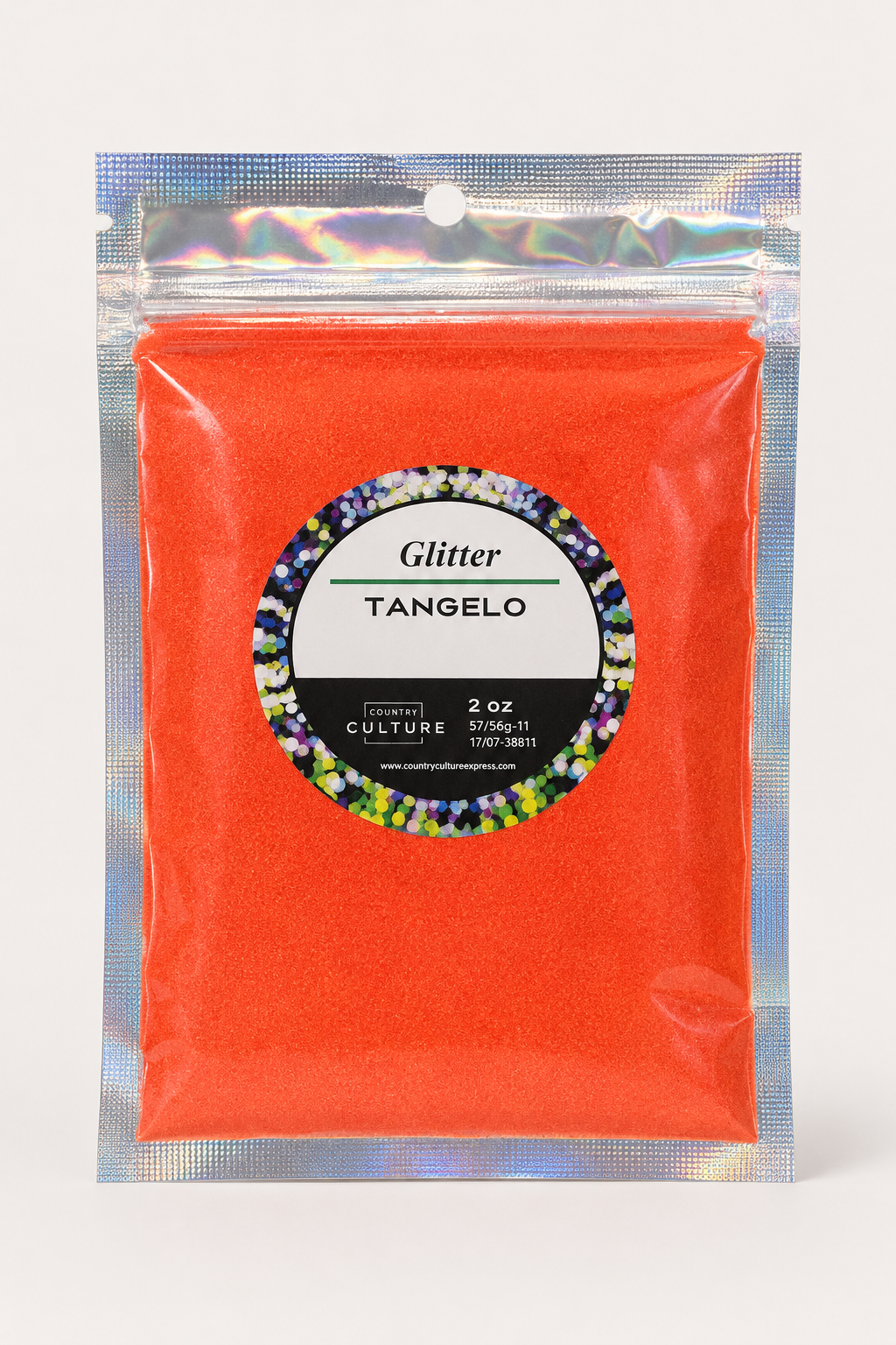 Creative Culture Glitter 2 oz — Tangelo