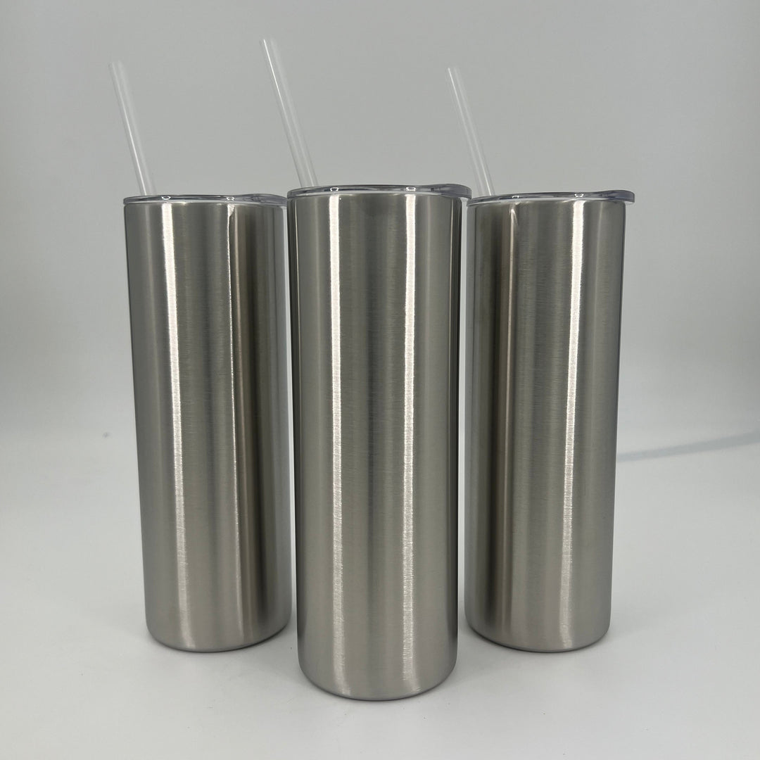 20 oz Skinny Stainless Steel Tumbler Set of 6 | Create With 614 