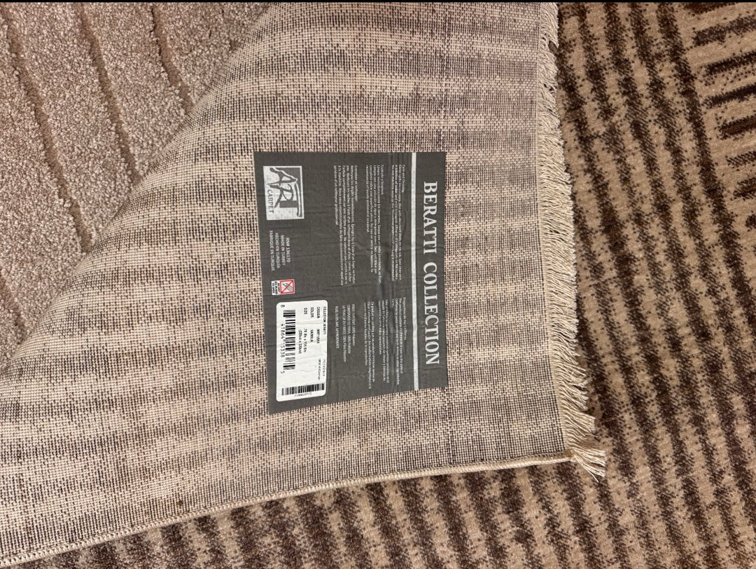 Beratti Kamela Area Rug — Brown Traditional Floral Persian Style