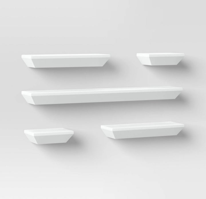 Lot 13 – Threshold 5-Piece Wedge Wall Shelf Set - New in Box