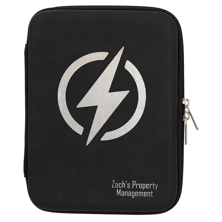 Black / Silver tech organizer, personalized