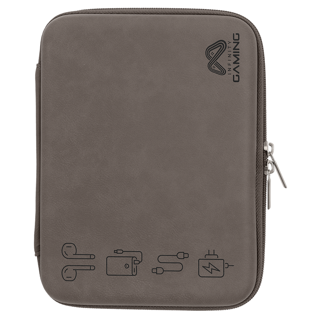 Gray / Black tech organizer, personalized