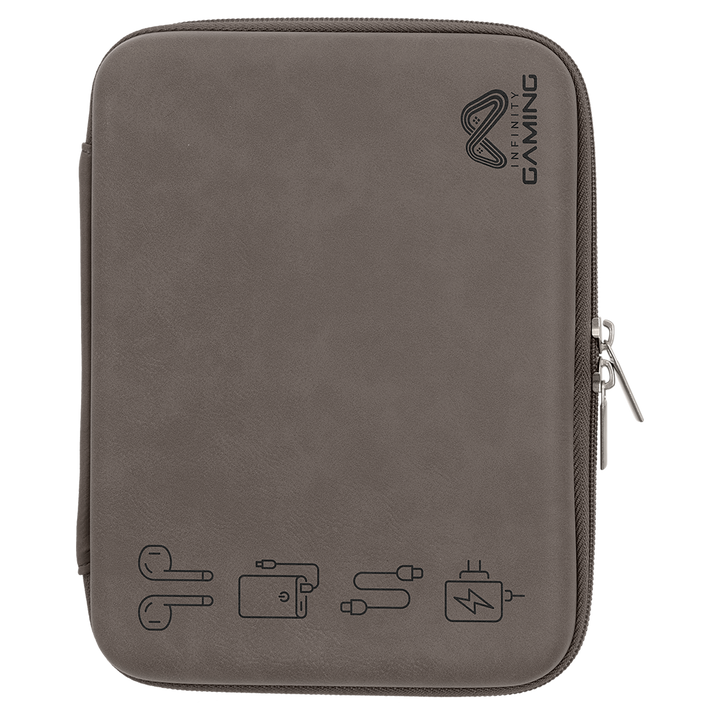 Gray / Black tech organizer, personalized