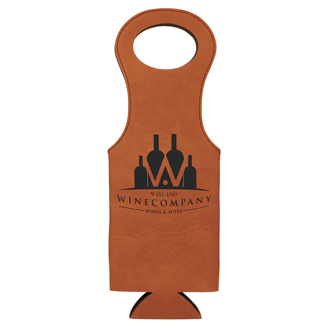 Leatherette Wine Bag