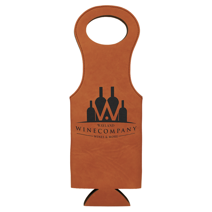 Leatherette Wine Bag