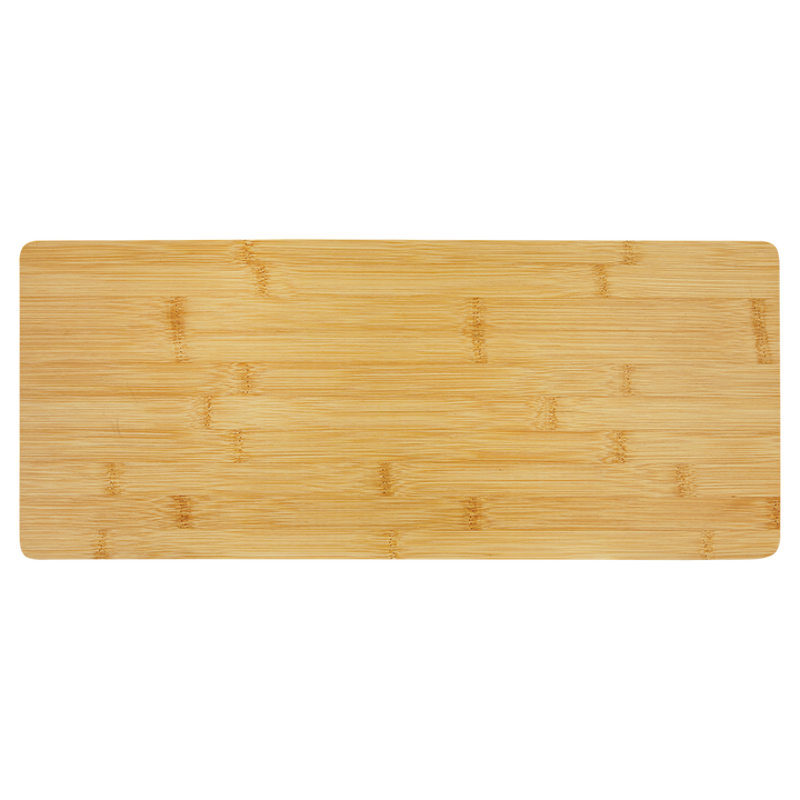 bamboo charcuterie board 19¾" × 8", blank