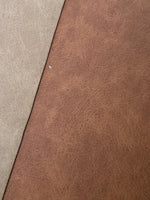 Brown and Tan PU leatherette sublimation 