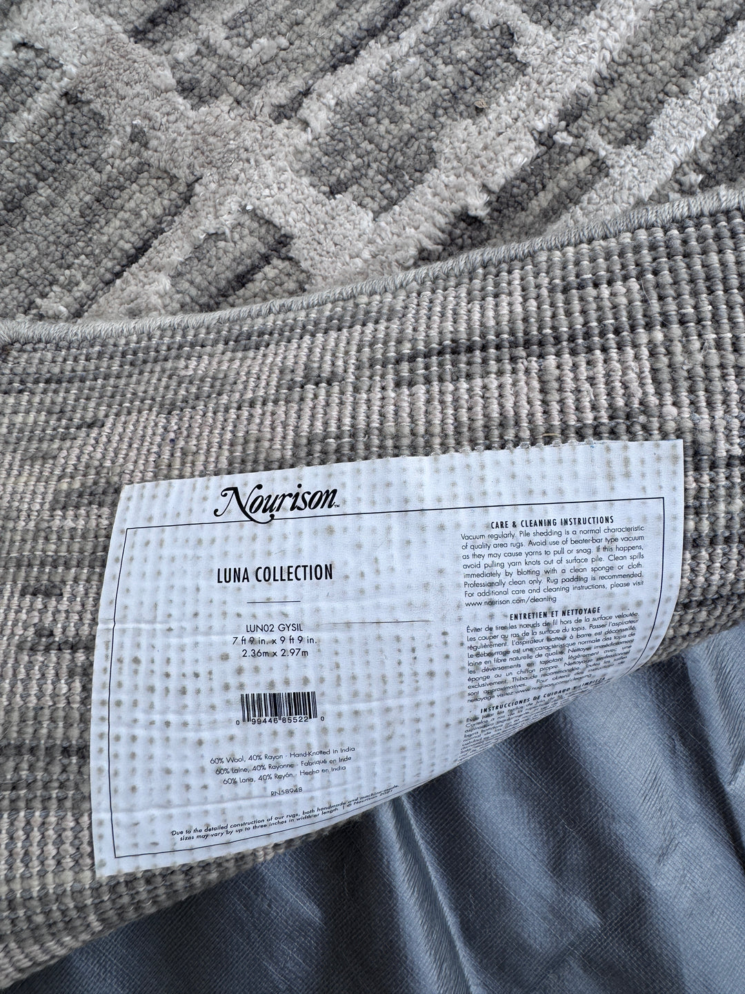 Nourison Luna Collection 8x9 Area Rug