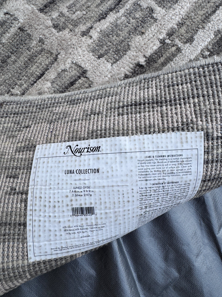 Nourison Luna Collection 8x9 Area Rug