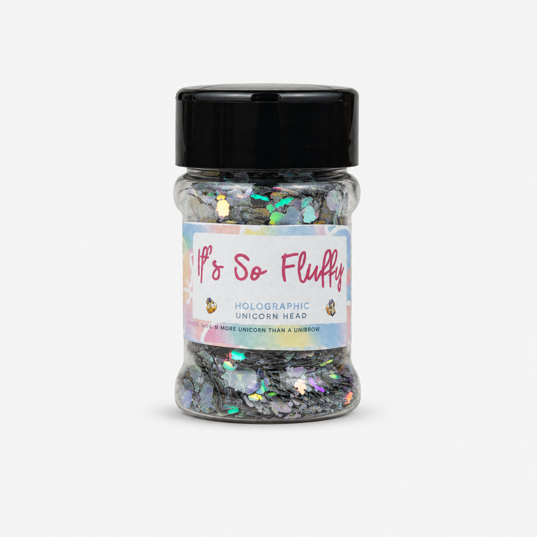 Glitter Guy — It's So Fluffy (Holographic Unicorn Heads)