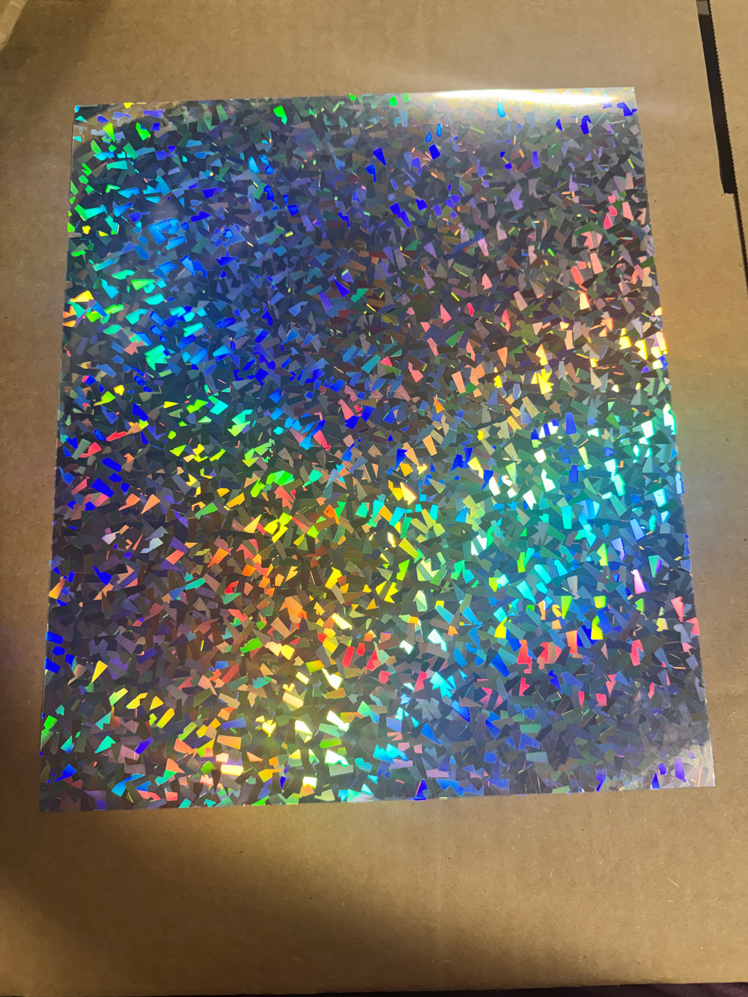 Shattered glass holo adhesive vinyl 12”x10” online tent sale