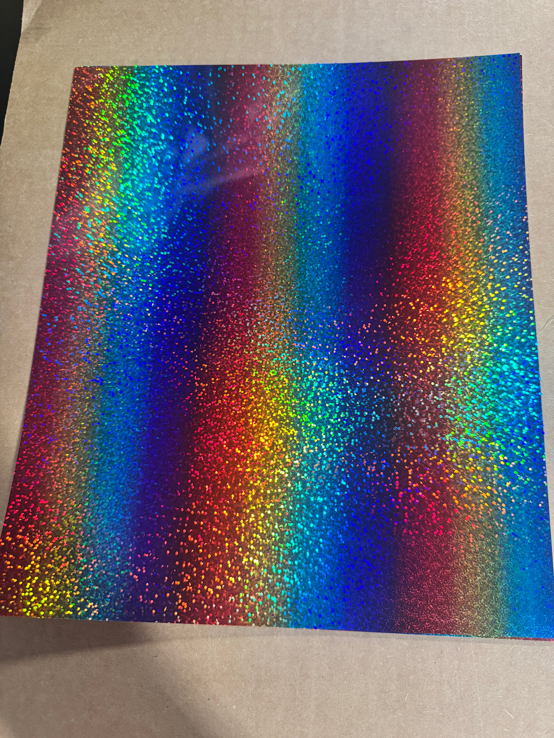 Rainbow sparkle adhesive vinyl 12”x10” online tent sale