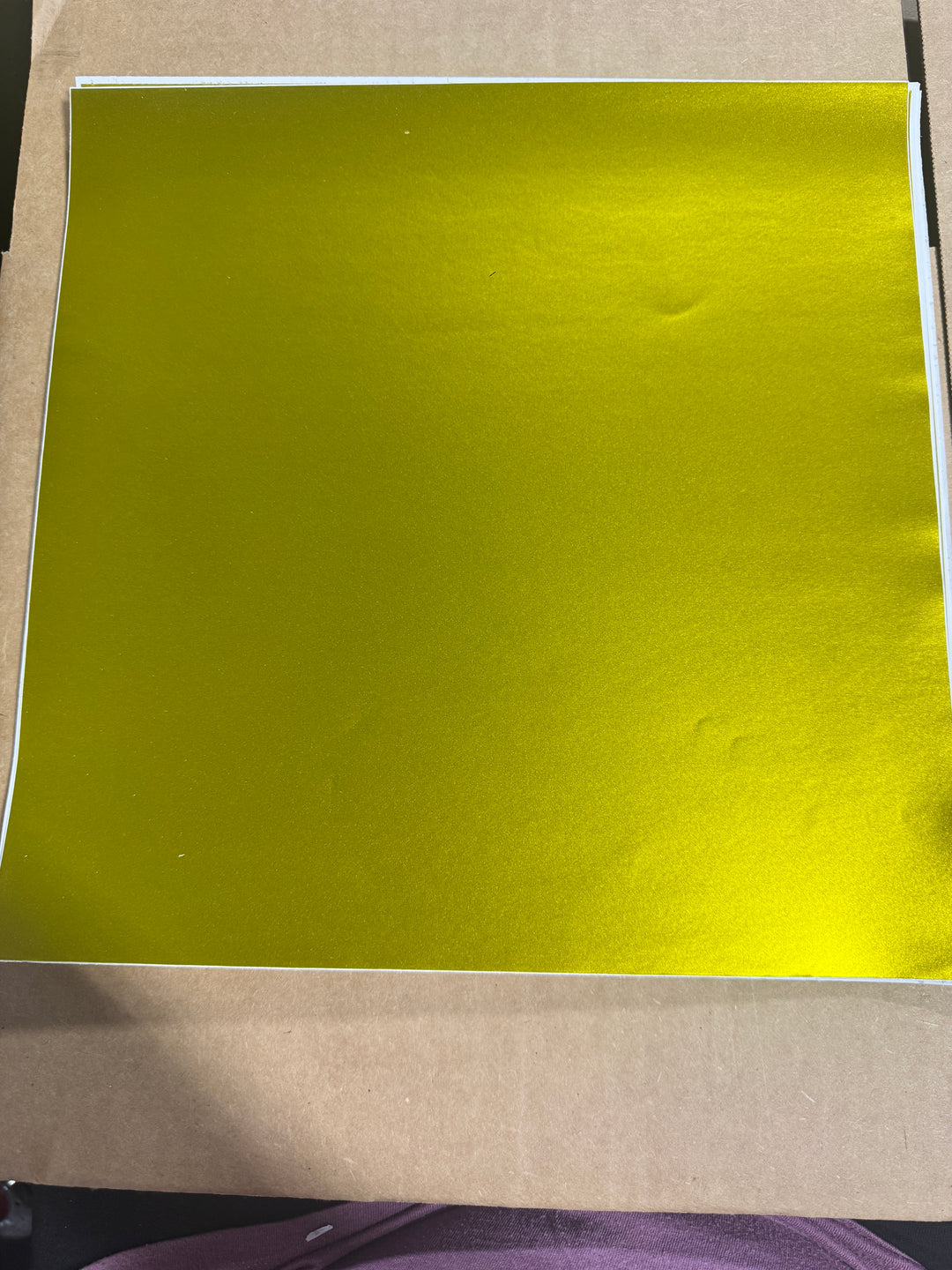 Gold luster adhesive vinyl 12”x12” online tent sale