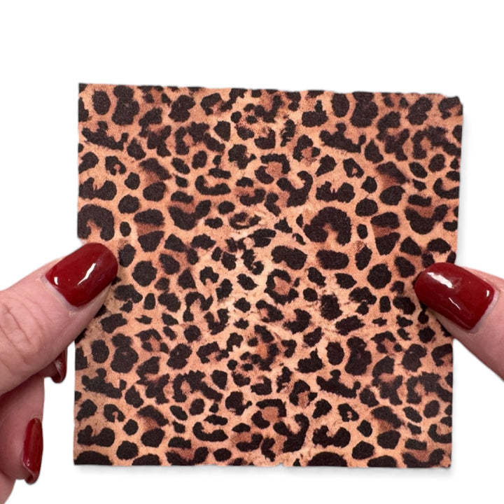 4" x 4" Pattern Acrylic Leopard