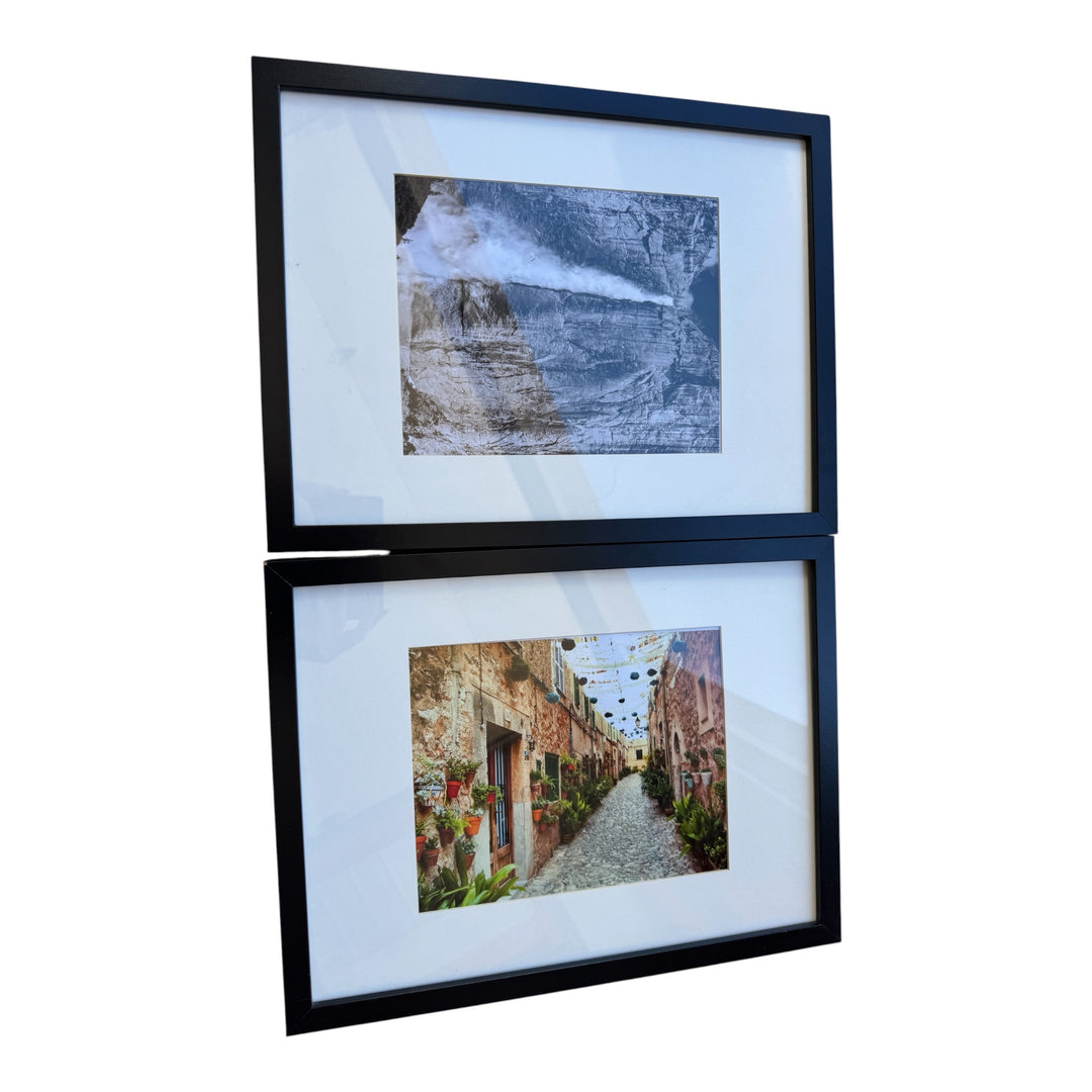 Lot 46 – Black Matted Picture Frames 16x20, Set of 2