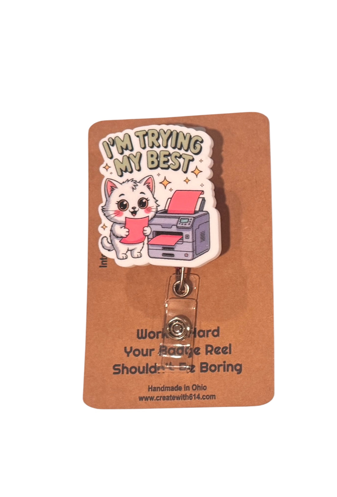 I'm Trying my Best Badge Reel