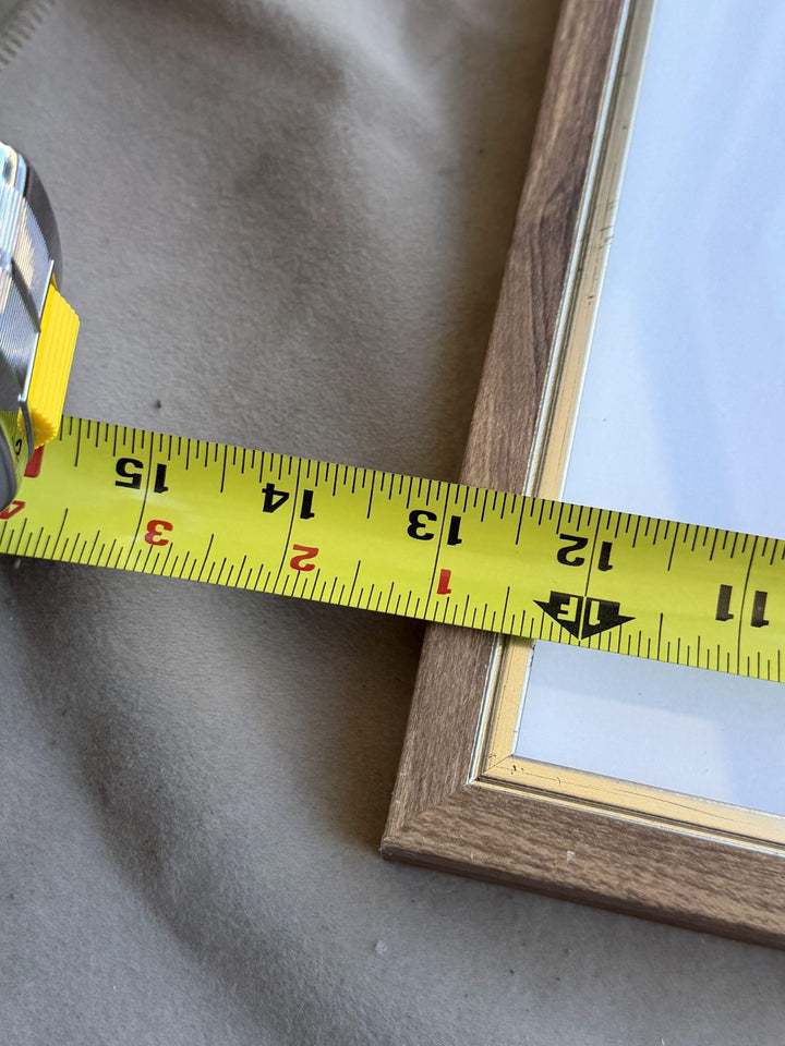 Lot 56 – Wood-Tone Matted Frames with Gold Inner Edge, Set of 3