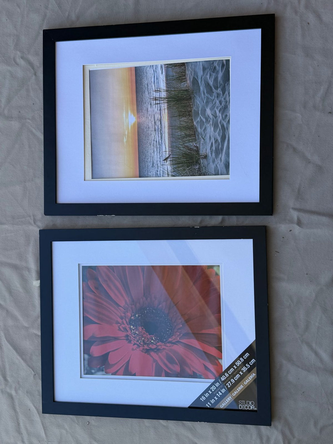 Lot 58 – Black Matted Picture Frames, Set of 4