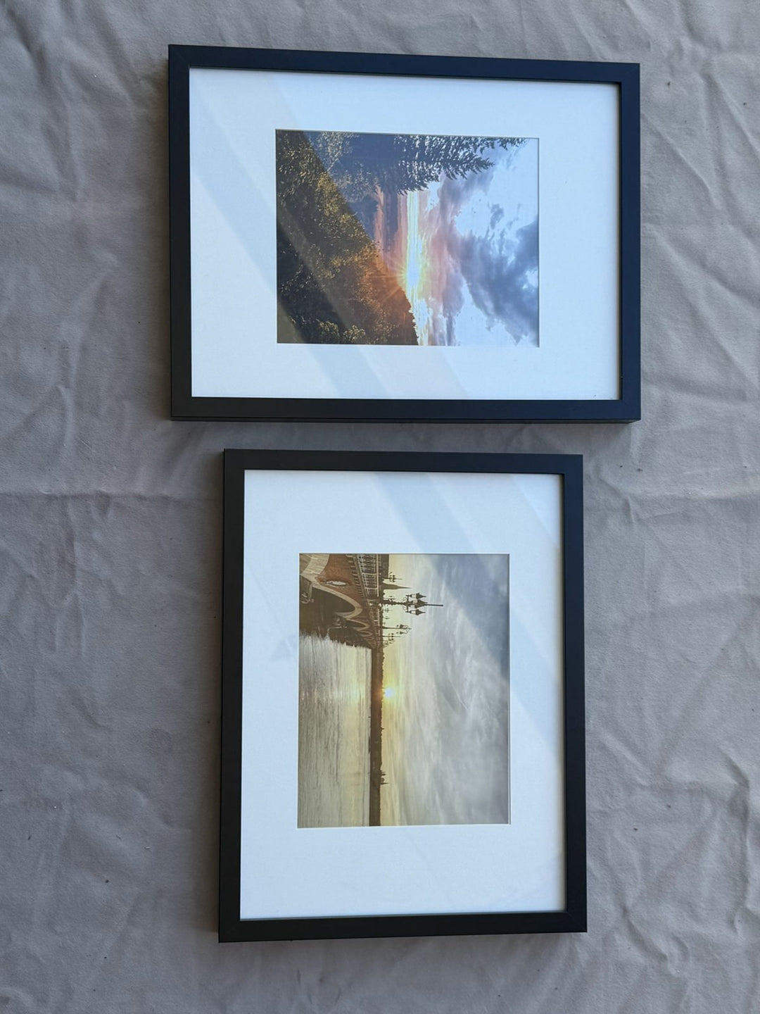 Lot 58 – Black Matted Picture Frames, Set of 4