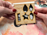 4" x 4" Pattern Acrylic Holstein