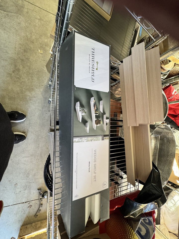 Lot 13 – Threshold 5-Piece Wedge Wall Shelf Set - New in Box