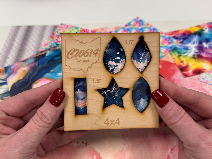 4" x 4" Pattern Acrylic Ethereal Daydream