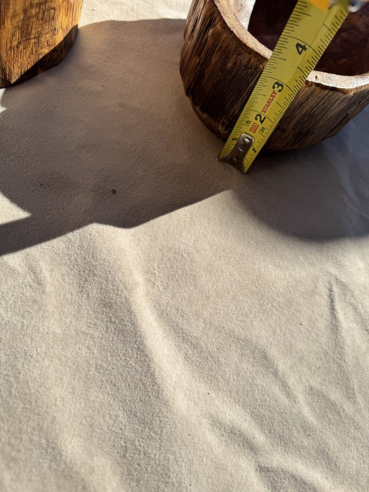 Lot 80 – Hand-Carved Rustic Teak Root Live-Edge Bowls, Set of 2