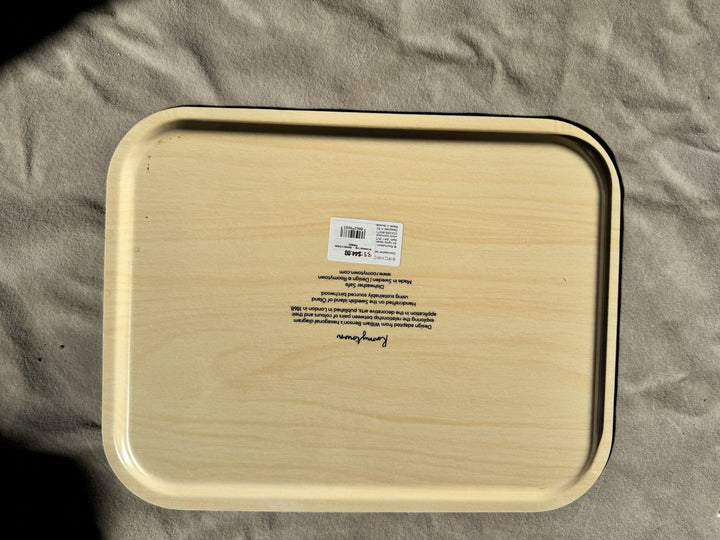 Lot 36 – Benson's Color Hexagon Birchwood Serving Tray, Made in Sweden
