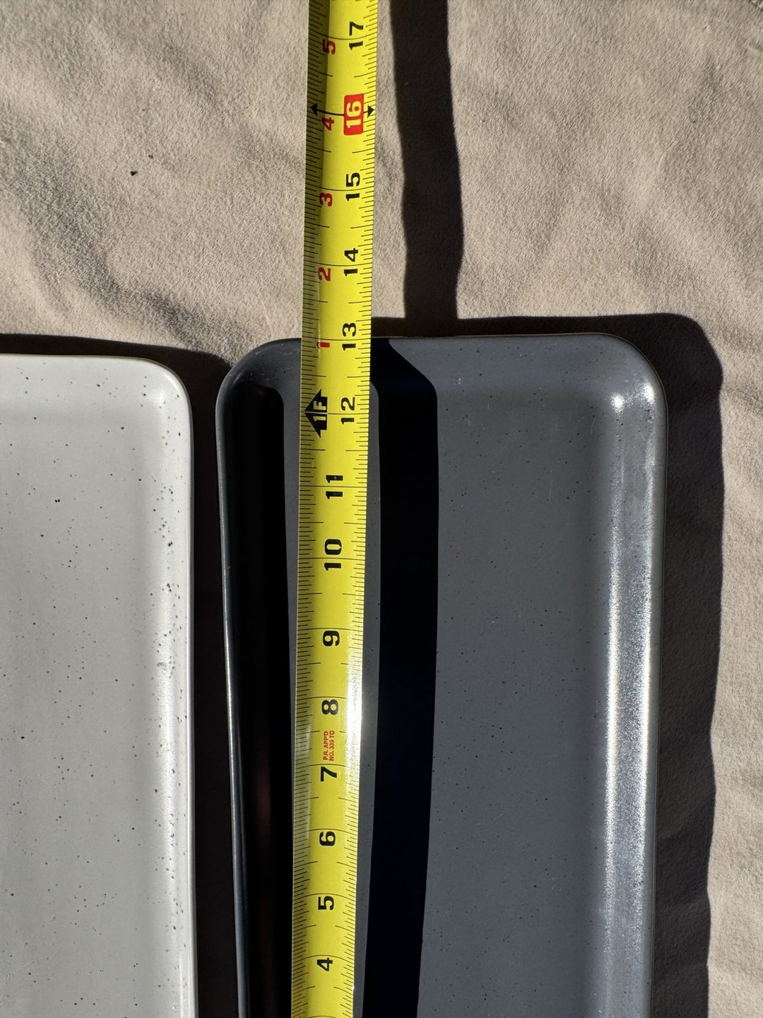 Lot 39 – Rectangular Stoneware Serving Platters, Set of 2