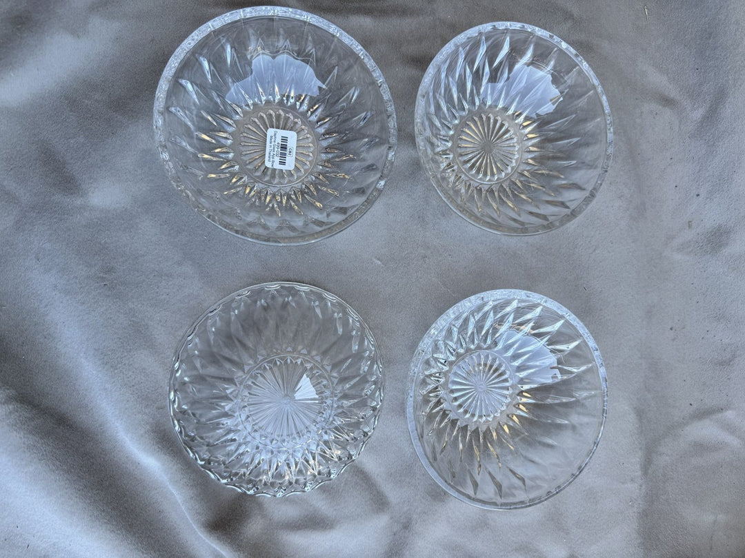 Lot 71 – Set of 4 Cut Glass Bowls, 5 in
